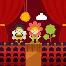 Zabawy w teatr w grupie,, Pszczółki”